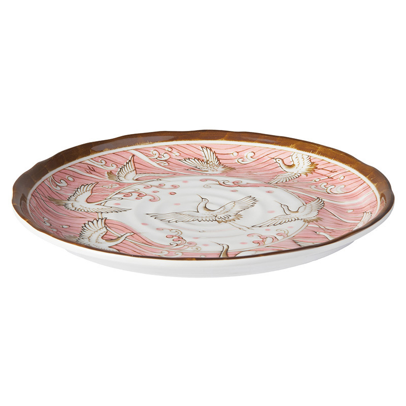 Crane Porcelain Dinner Plates