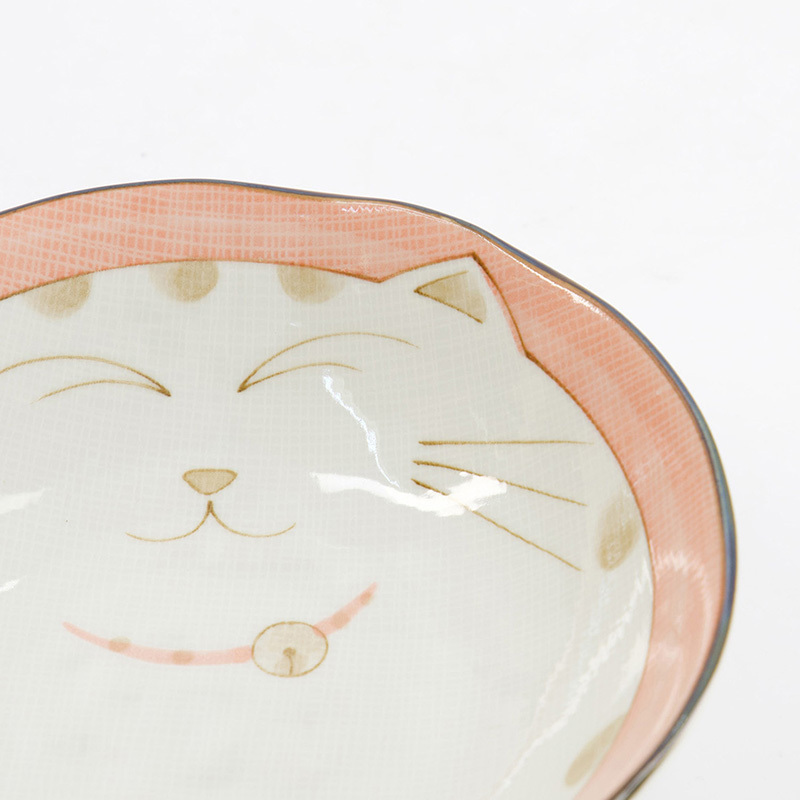 Kawaii Neko Cat 16.5 x 5cm Porcelain Bowls