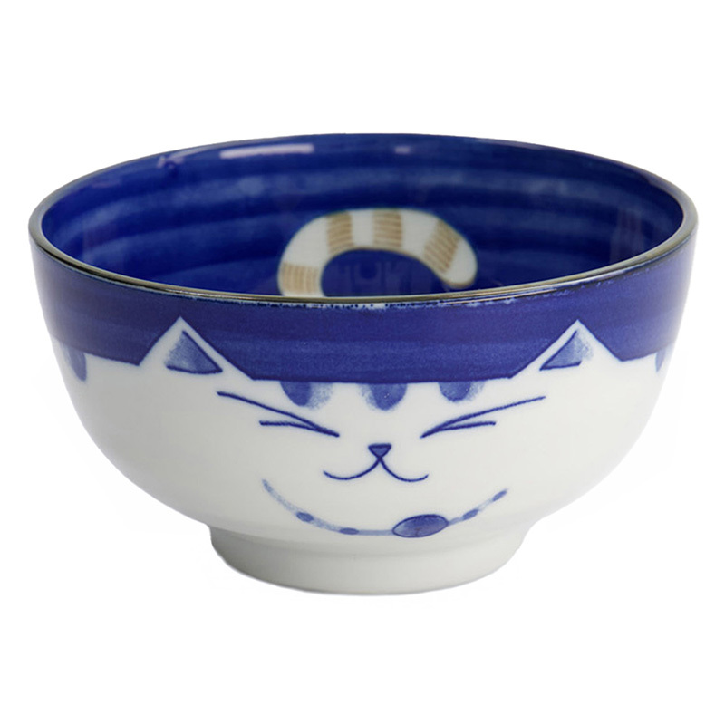 Kawaii Neko Cat 16 x 8.5cm Porcelain Bowls