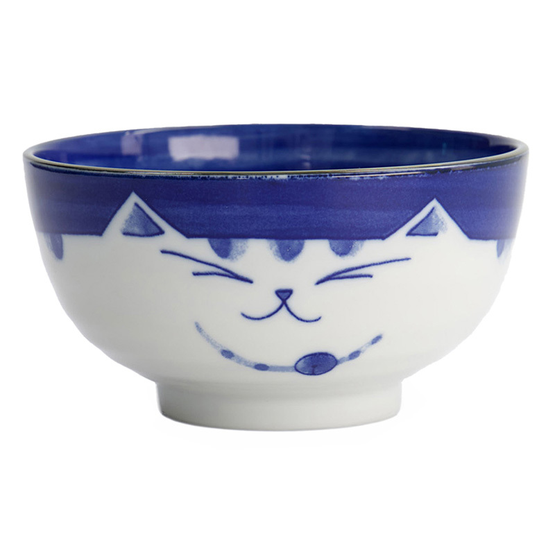 Kawaii Neko Cat 16 x 8.5cm Porcelain Bowls