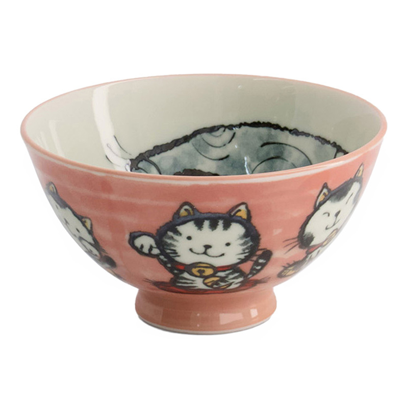 Kawaii Meow Cat Porcelain Rice Bowls