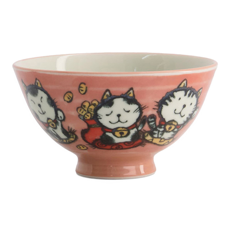 Kawaii Meow Cat Porcelain Rice Bowls