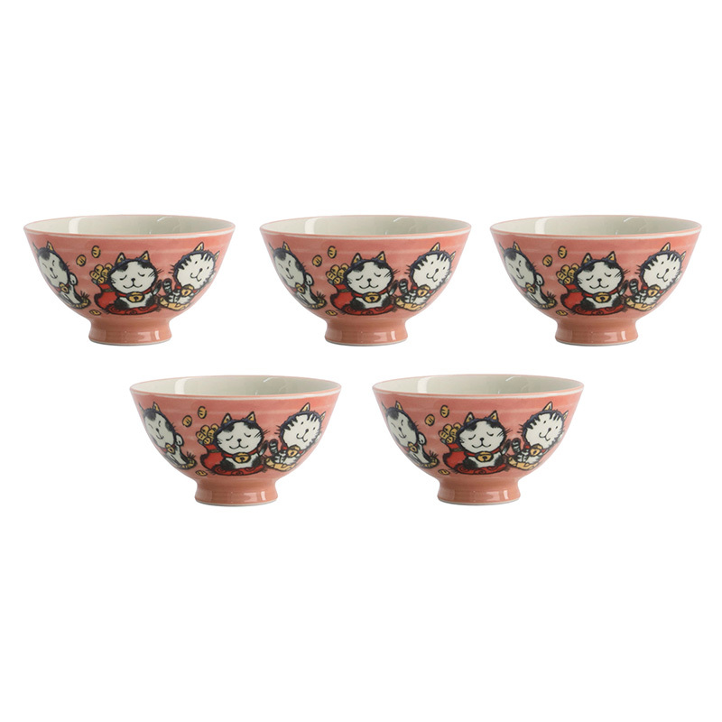 Kawaii Meow Cat Porcelain Rice Bowls