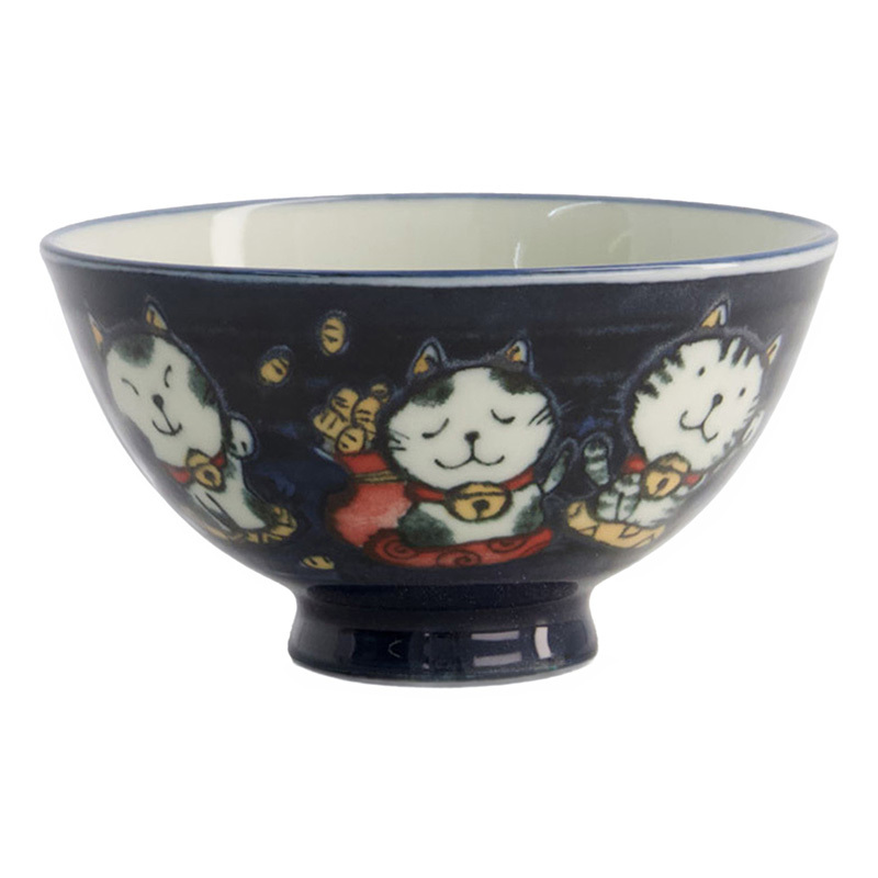 Kawaii Meow Cat Porcelain Rice Bowls
