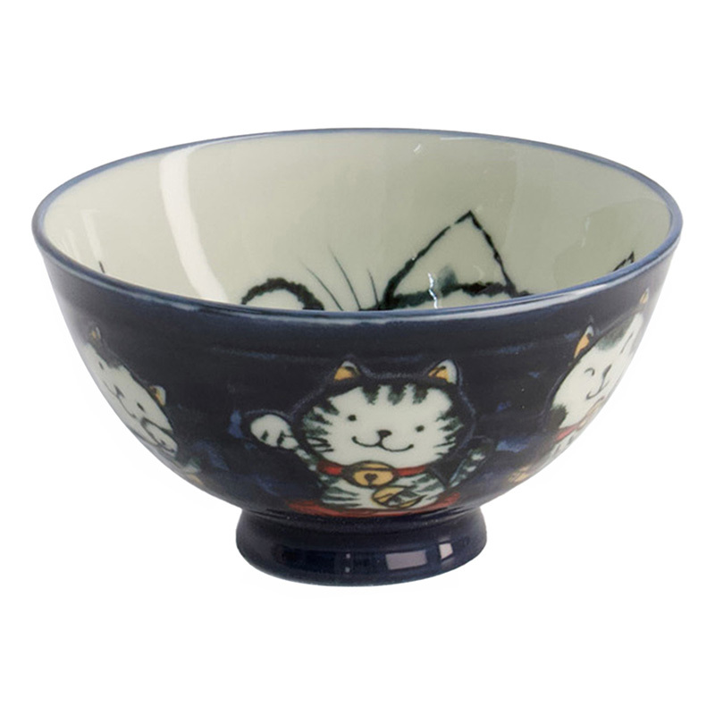 Kawaii Meow Cat Porcelain Rice Bowls