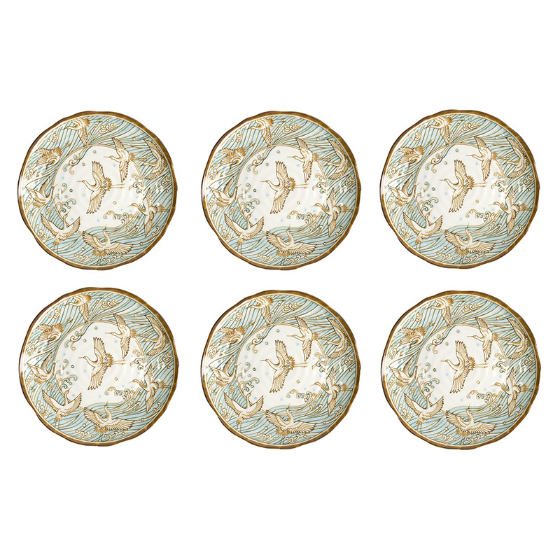 Crane Porcelain Side Plates
