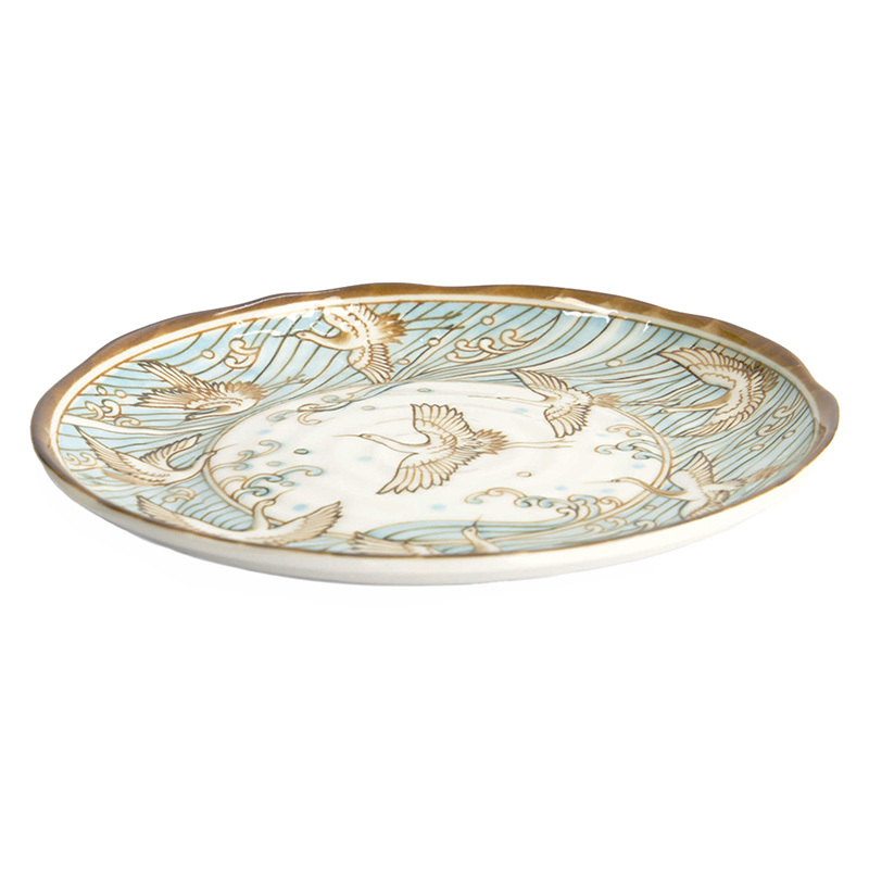 Crane Porcelain Side Plates