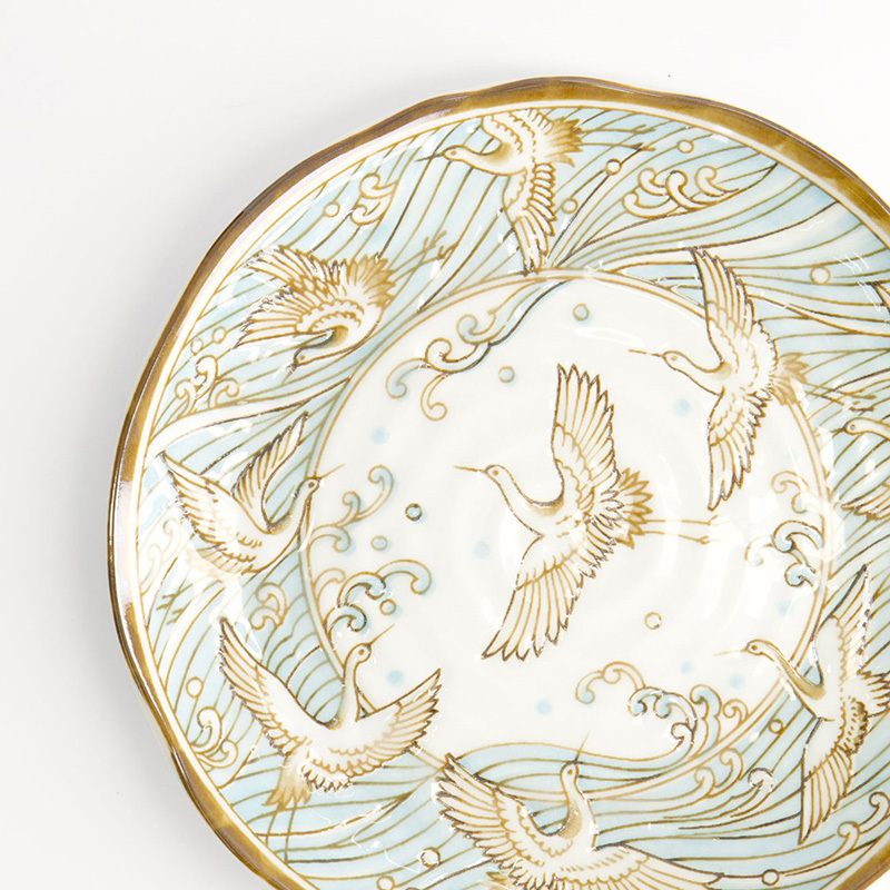 Crane Porcelain Side Plates