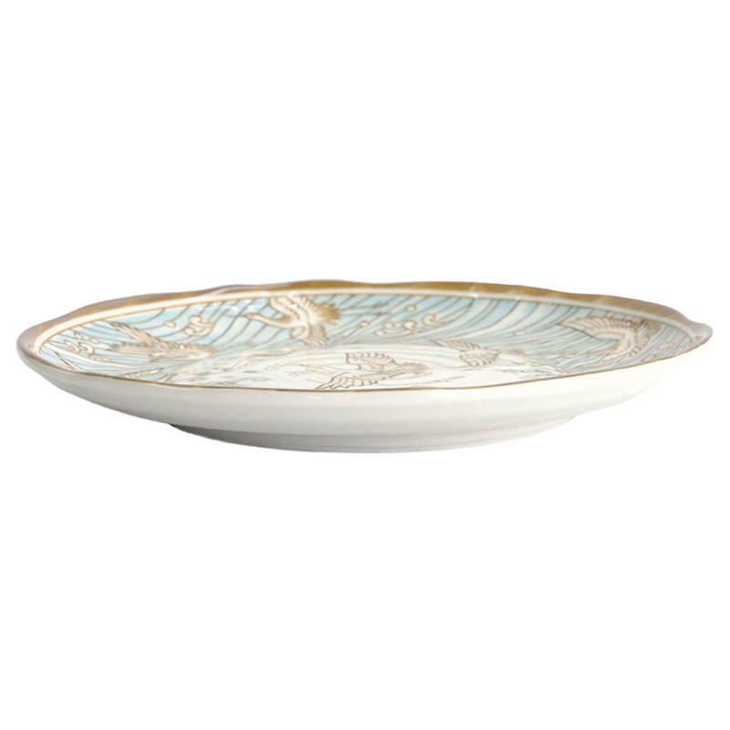 Crane Porcelain Side Plates
