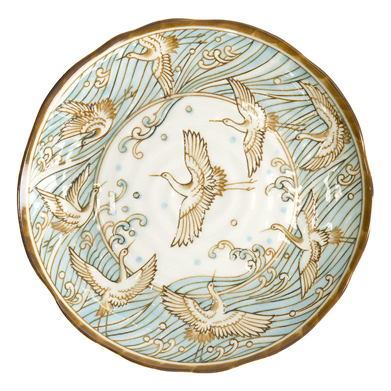 Crane Porcelain Side Plates