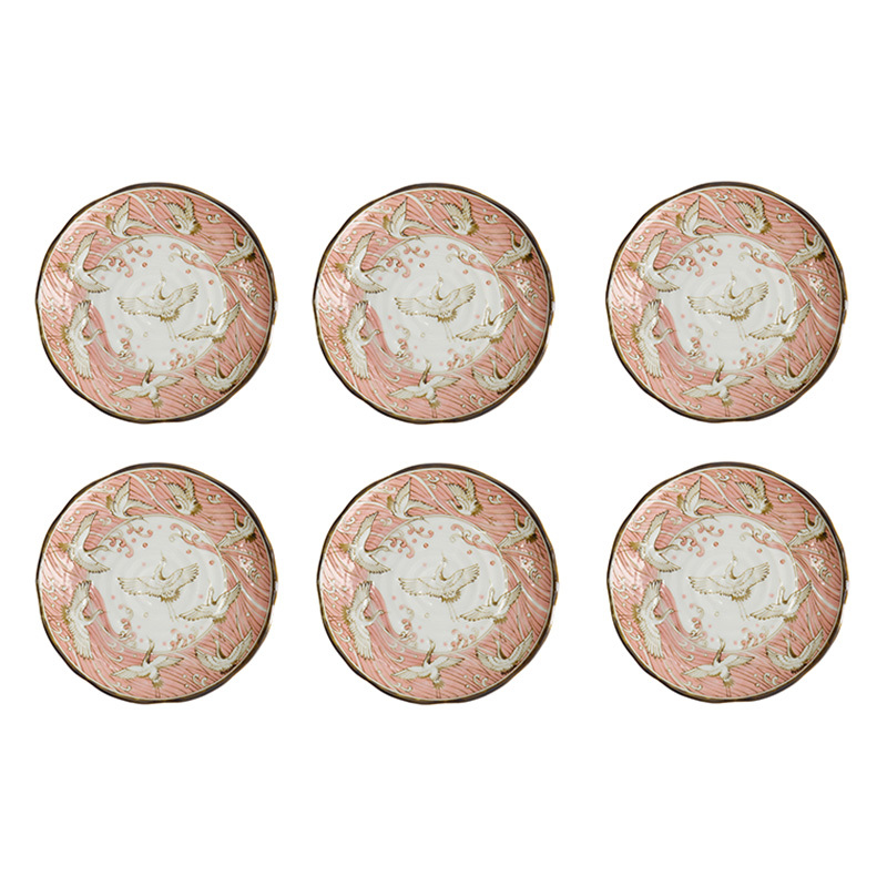 Crane Porcelain Side Plates
