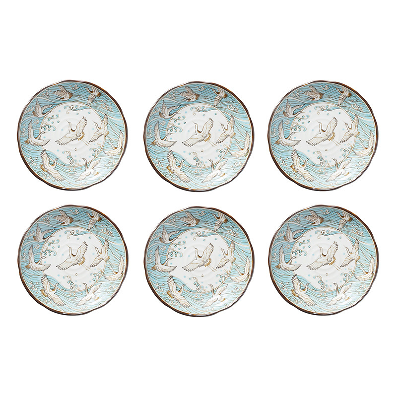 Crane Porcelain Side Plates