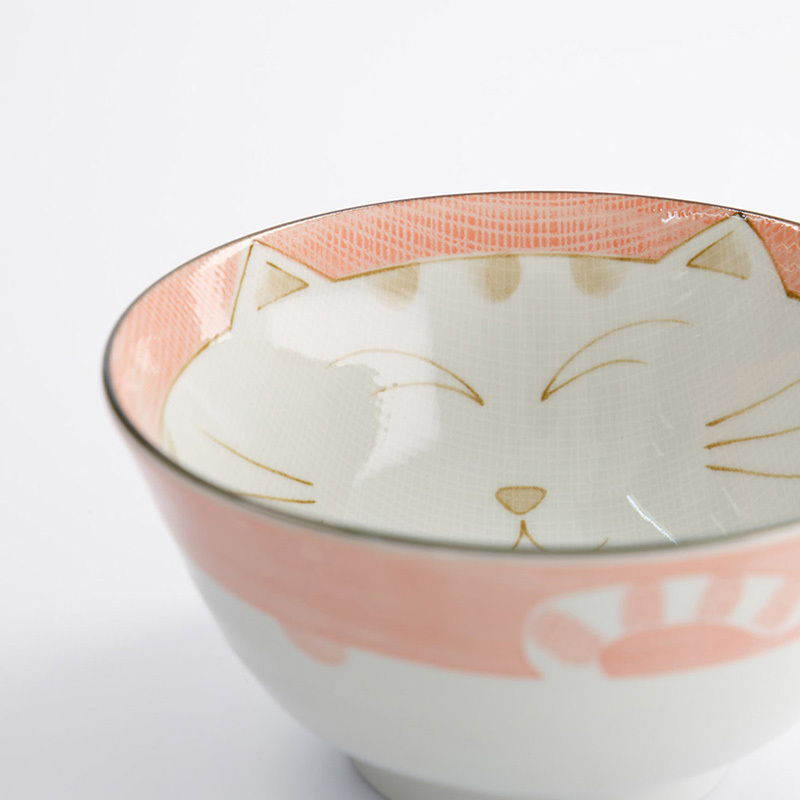 Kawaii Neko Cat 13 x 6.5cm Porcelain Tayo Bowls