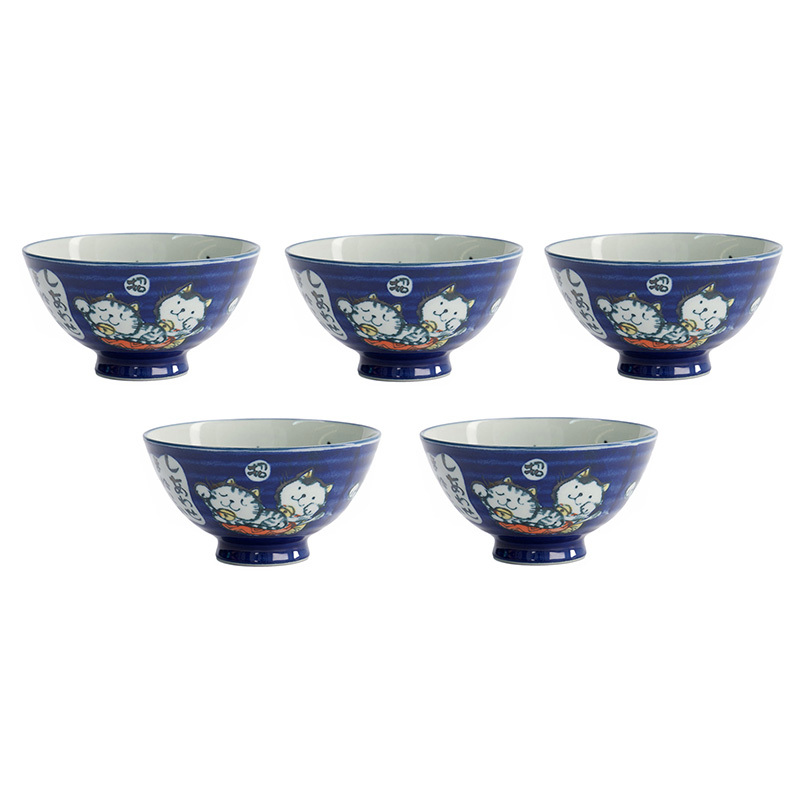 Kawaii Blessed Porcelain Rice Bowls