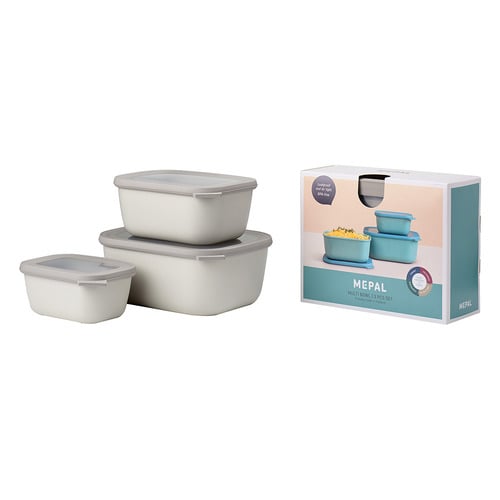 3 Piece Cirqula High Food Storage Container Set