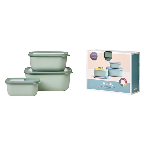 3 Piece Cirqula High Food Storage Container Set