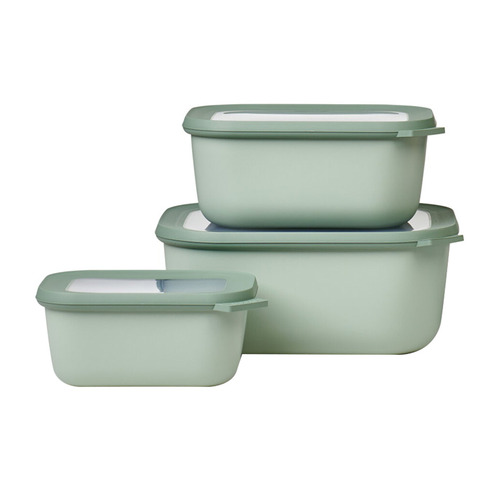 3 Piece Cirqula High Food Storage Container Set