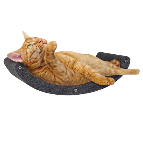 Pryde Curved Cat Climber Wall Shelf