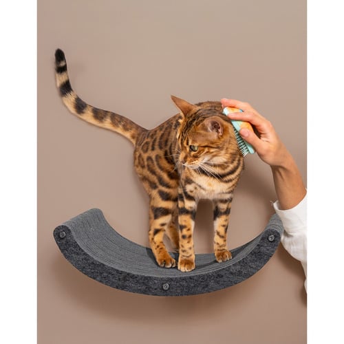 Pryde Curved Cat Climber Wall Shelf