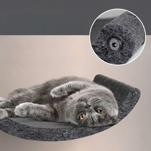 Pryde Curved Cat Climber Wall Shelf
