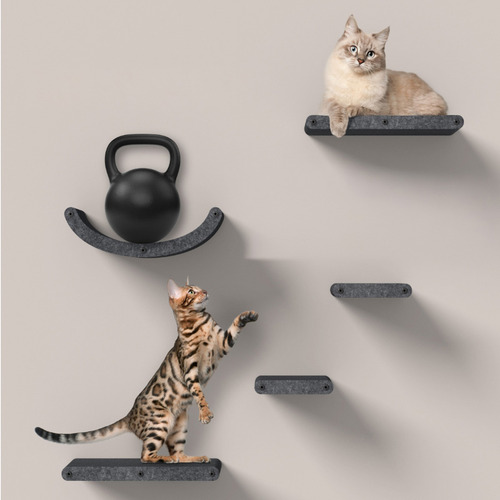4 Piece Pryde Cat Climber Wall Shelf Set