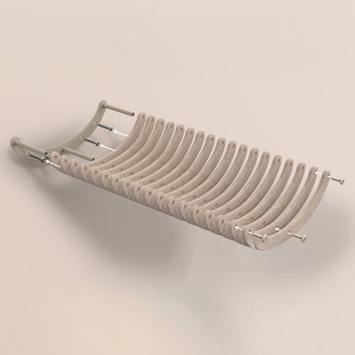 Pryde Curved Cat Climber Wall Shelf