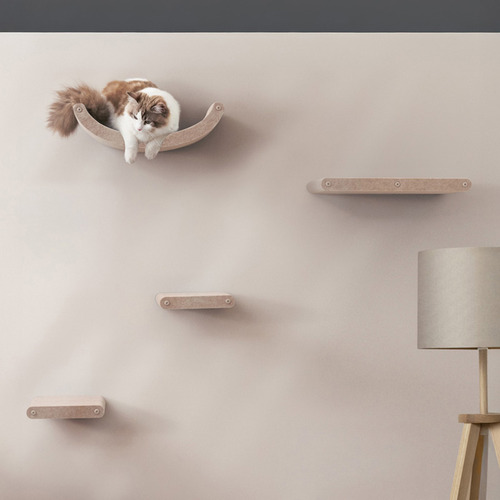 4 Piece Pryde Cat Climber Wall Shelf Set