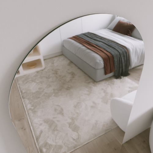 Noir Arched Bathroom Mirror