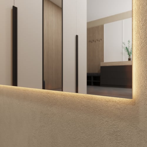 Ruslan Arched LED Bathroom Mirror
