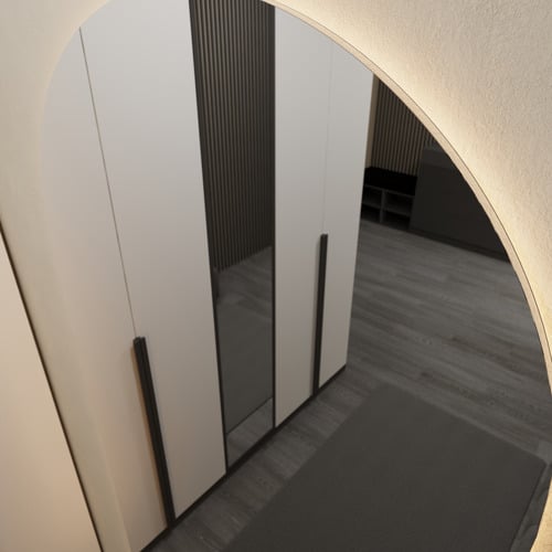 Ruslan Arched LED Bathroom Mirror