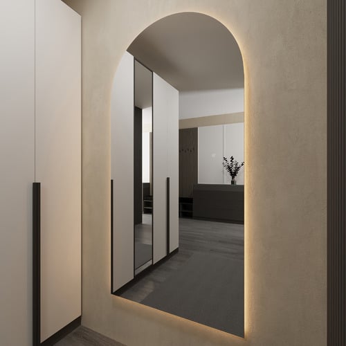 Ruslan Arched LED Bathroom Mirror