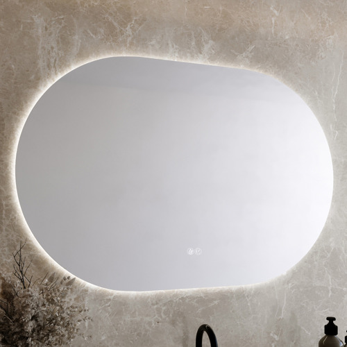 Yaromir 800 x 1200mm Oval LED Bathroom Mirror