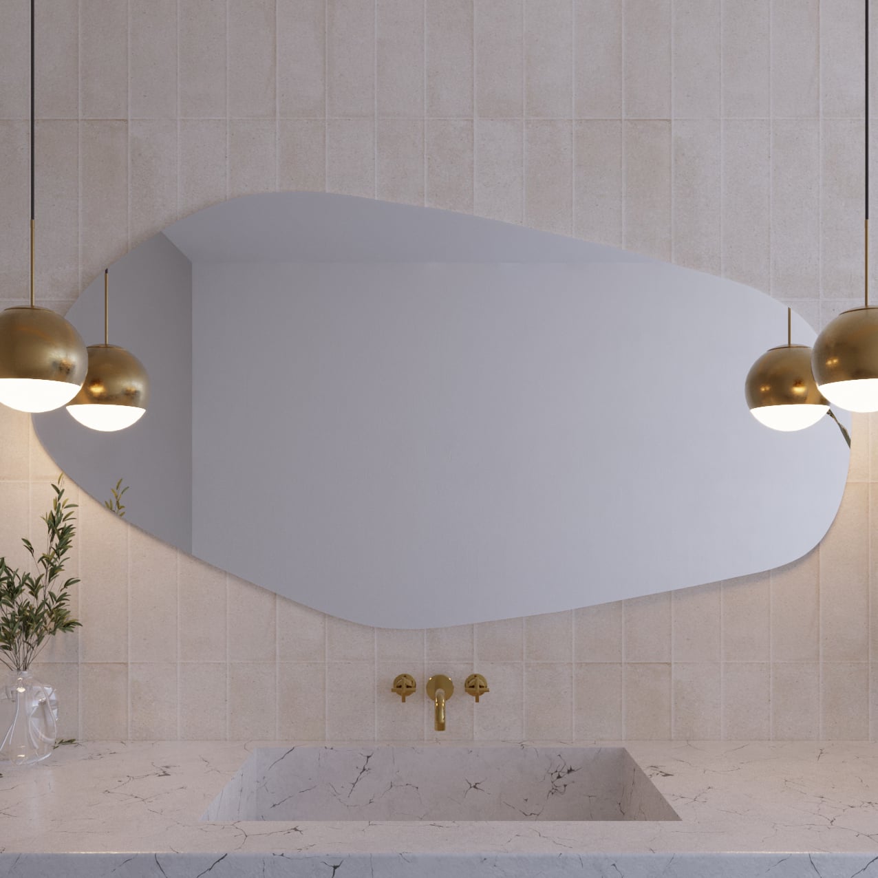 Akia 800 x 1500mm LED Bathroom Mirror