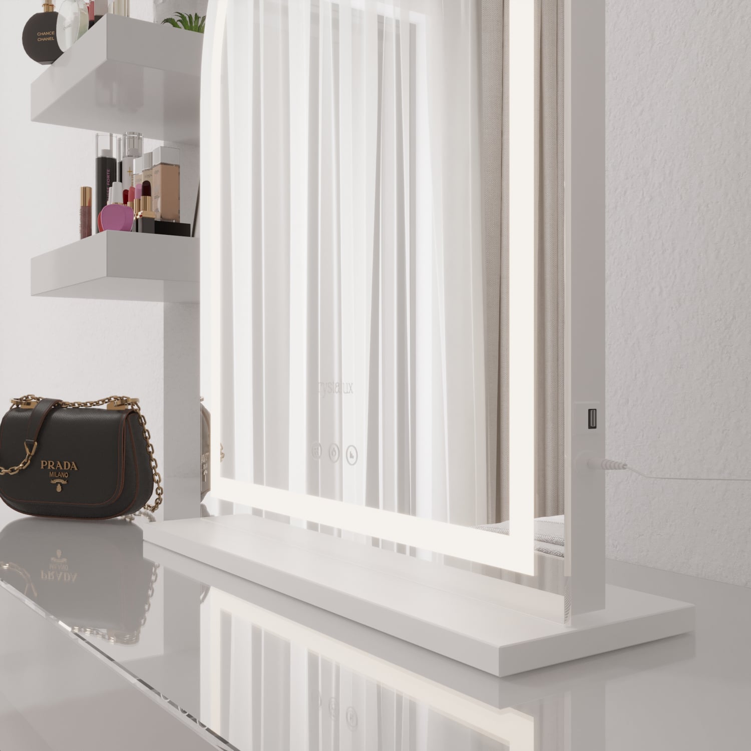 Kaden Arched LED Make-Up Mirror