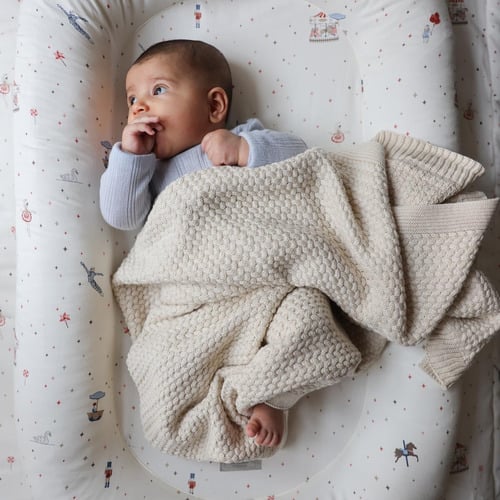 Cam Cam Copenhagen Harper Baby Organic Cotton Knit Throw