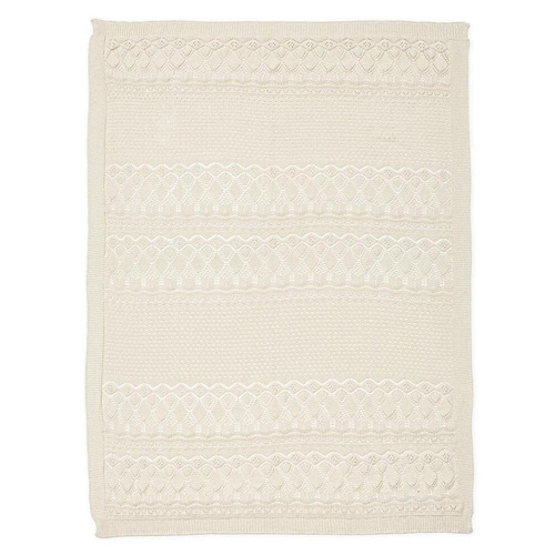 Cam Cam Copenhagen Pointelle Baby Organic Cotton Knit Throw