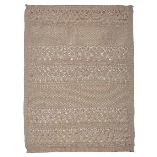 Cam Cam Copenhagen Pointelle Baby Organic Cotton Knit Throw