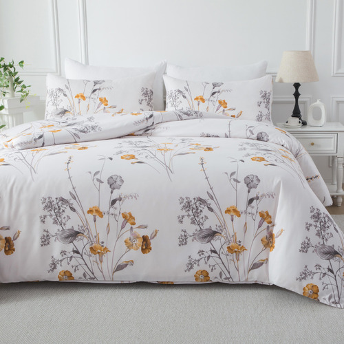 Ansel Brushed Microfibre Quilt Cover Set