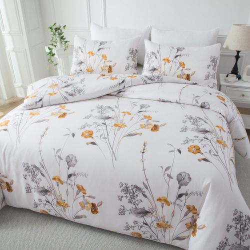 Ansel Brushed Microfibre Quilt Cover Set