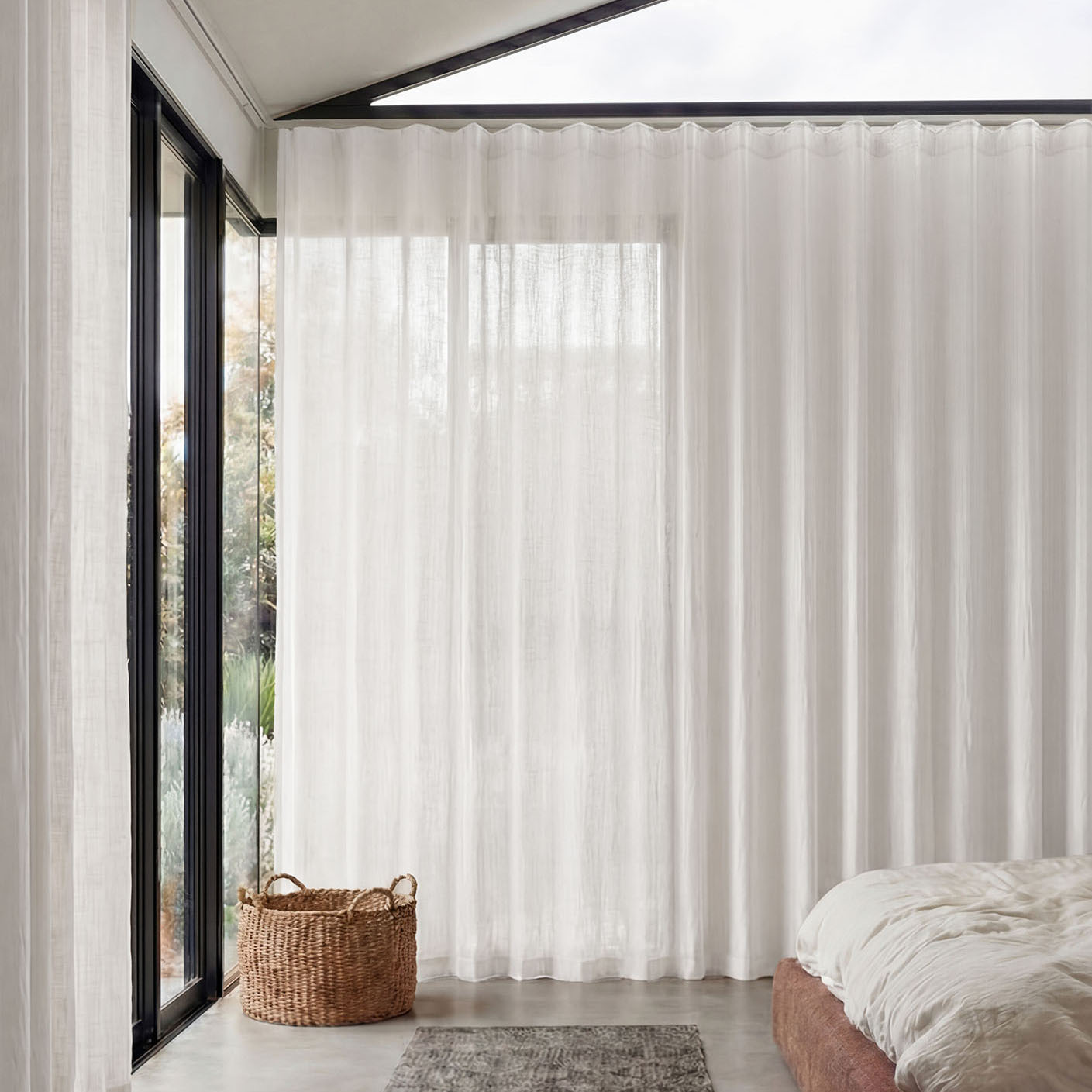 Antigua Sheer Single Panel Curtain