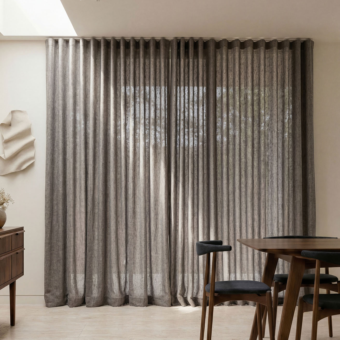 Burano Sheer Single Panel Curtain