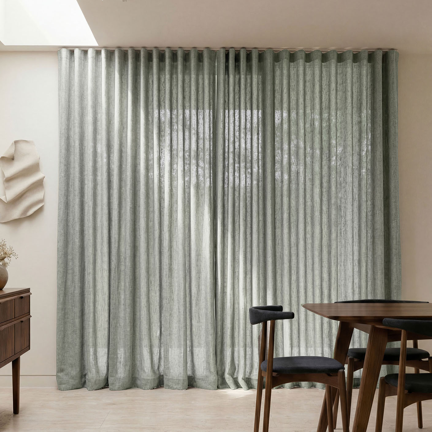 Burano Sheer Single Panel Curtain