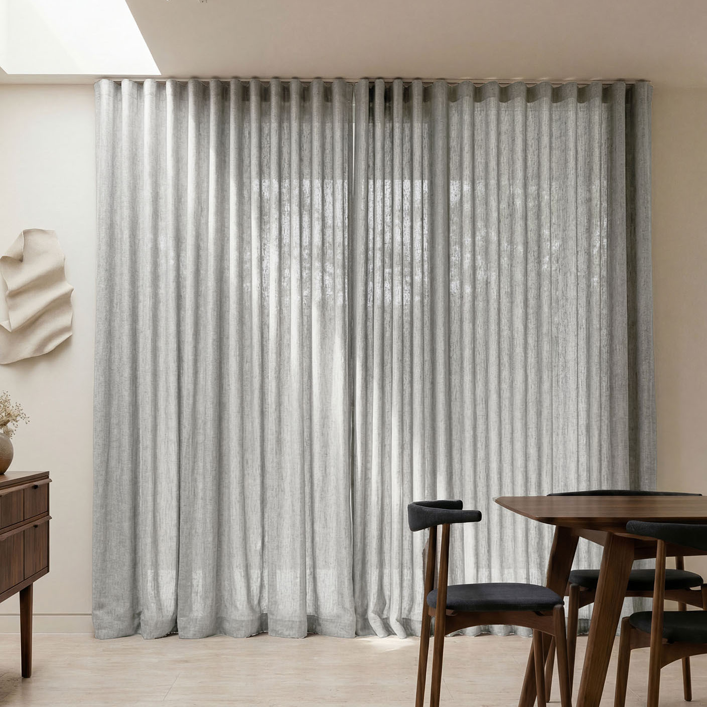 Burano Sheer Single Panel Curtain