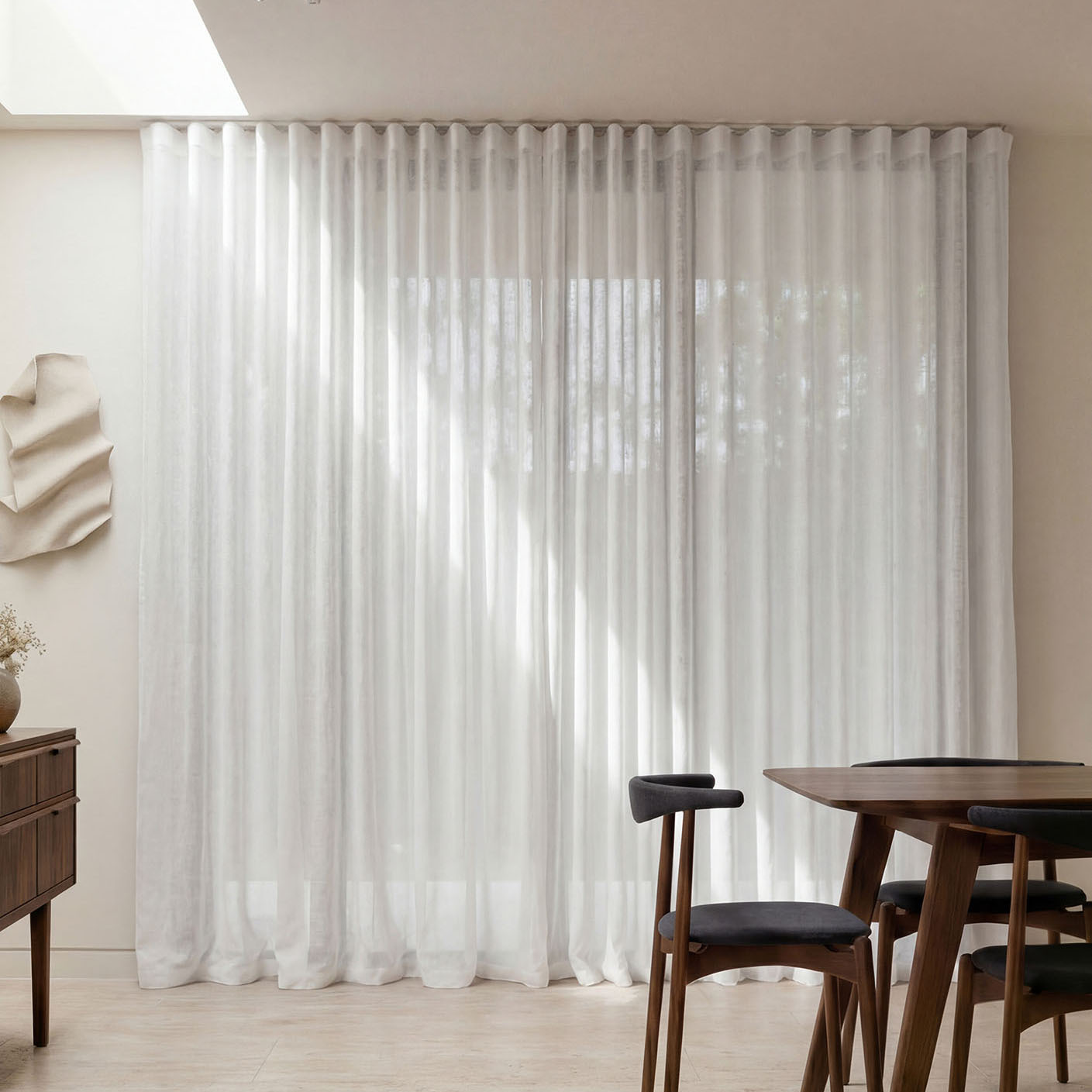 Burano Sheer Single Panel Curtain
