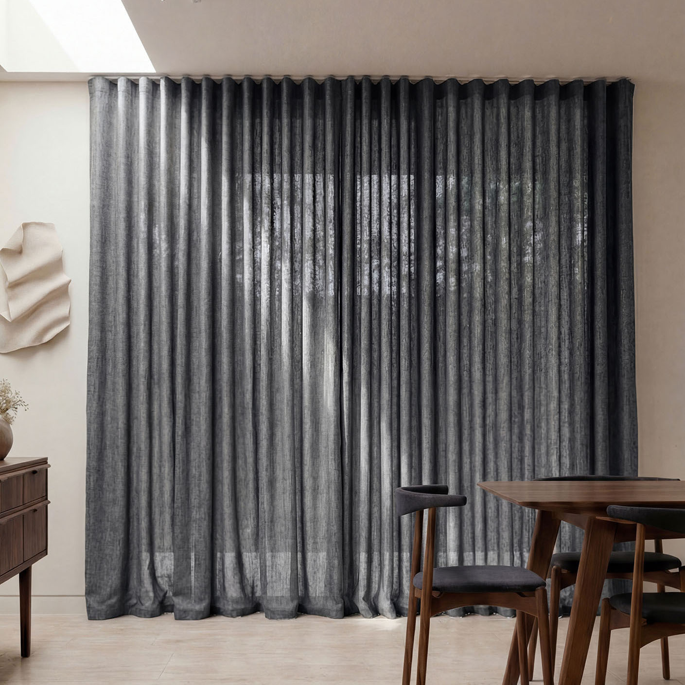 Burano Sheer Single Panel Curtain