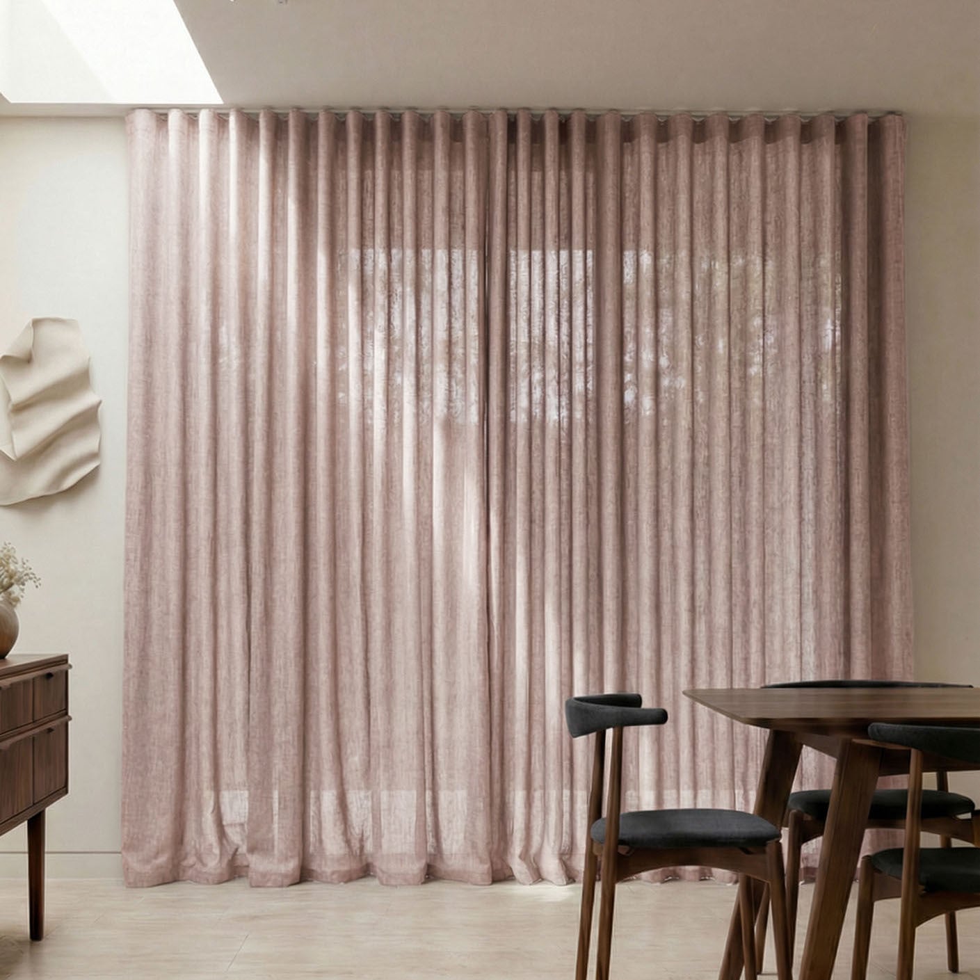 Burano Sheer Single Panel Curtain