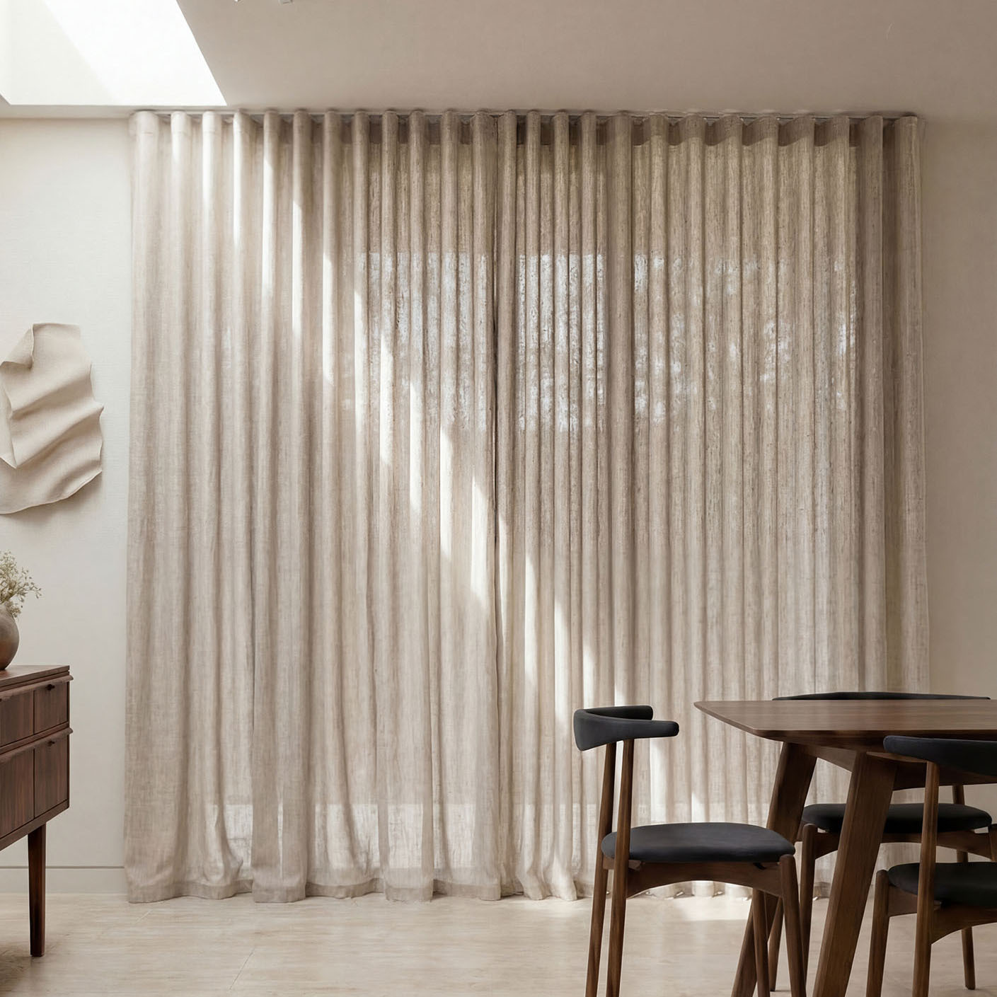 Burano Sheer Single Panel Curtain