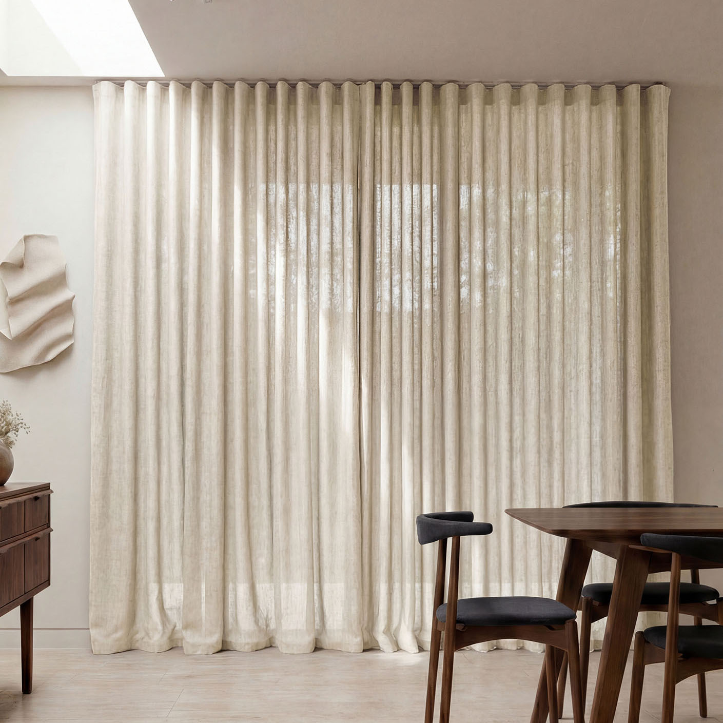Burano Sheer Single Panel Curtain