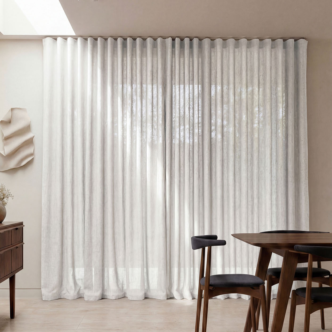Burano Sheer Single Panel Curtain