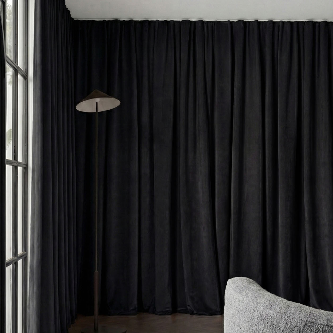 Caspian Dimout Single Panel Curtain